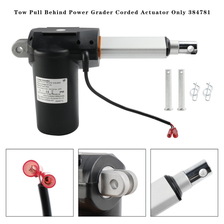 Tow Pull Behind Power Grader Corded Actuator Only 384781