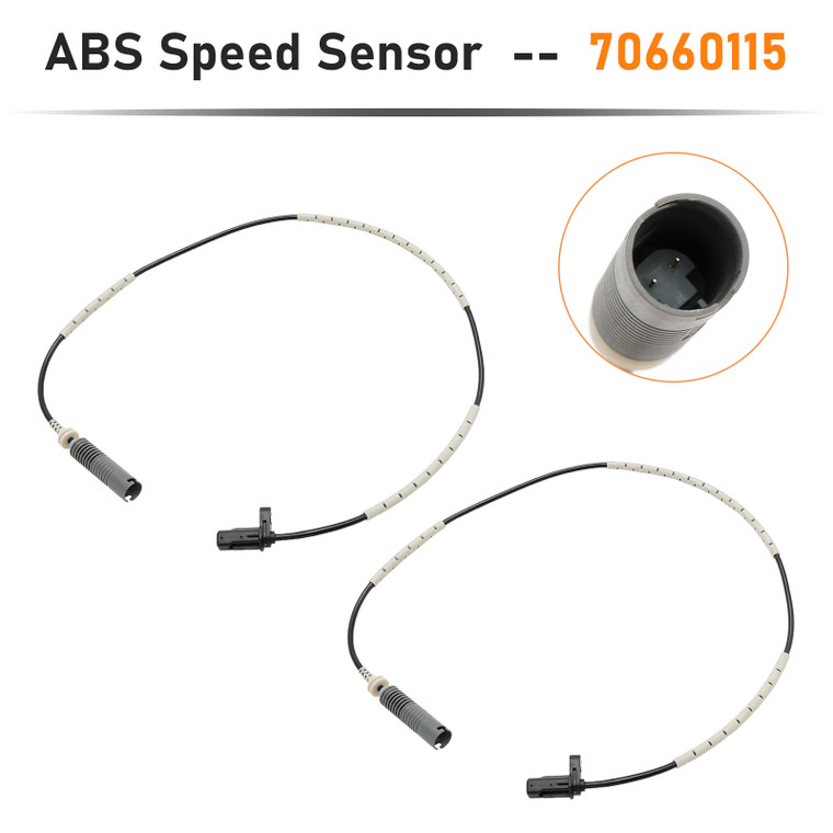 2005-2012 BMW 1 Series 2Pcs Rear L/R ABS Speed Sensor 34526771777 Generic
