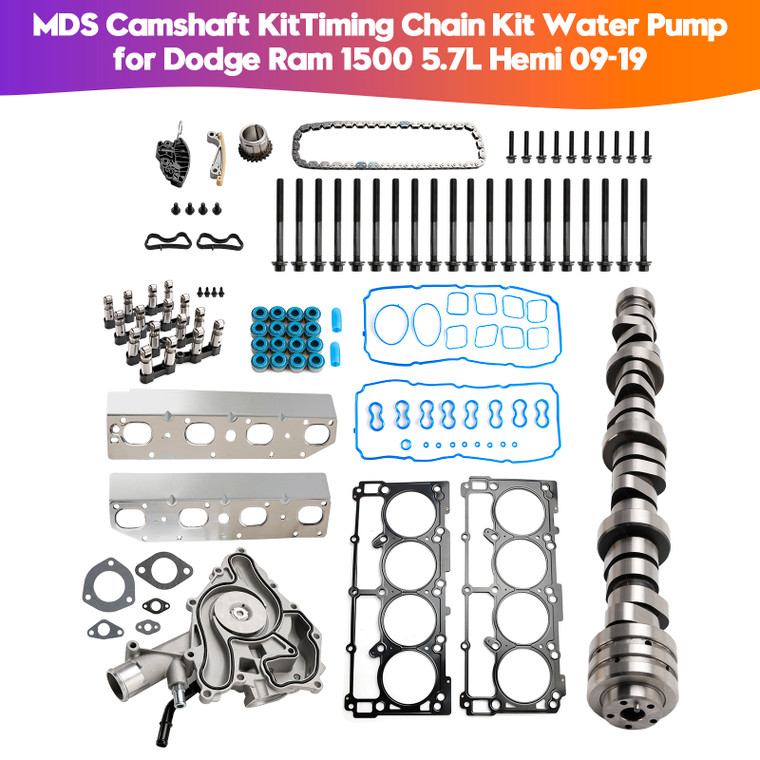 2011-2019 Ram 1500 5.7L Engine MDS Camshaft KitTiming Chain Kit Water Pump Generic