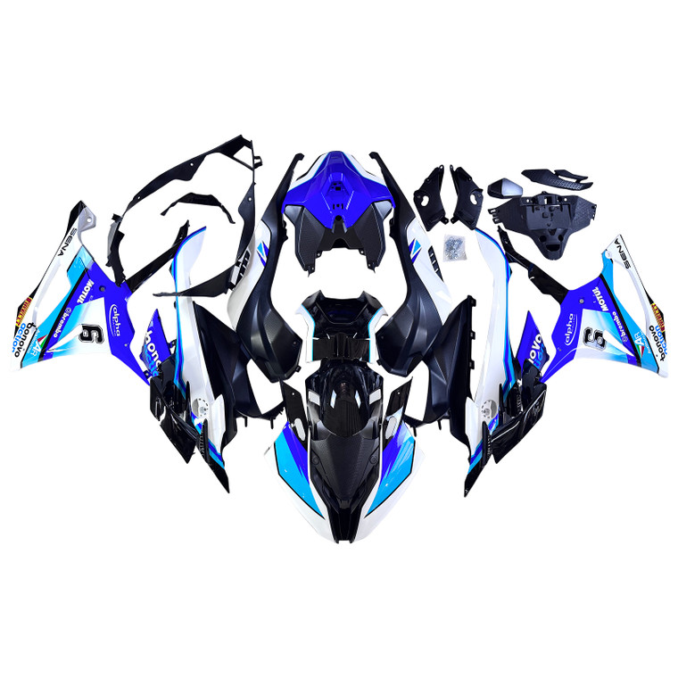 2023-2024 BMW S1000RR Injection Fairing Kit Bodywork Plastic ABS Amotopart Fairing #120