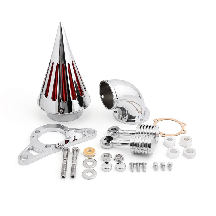 Spike Air Cleaner Intake Filter Kit  Harley Davidson EFI Twin Cam Softail Dyna Touring Rocker Crossbones