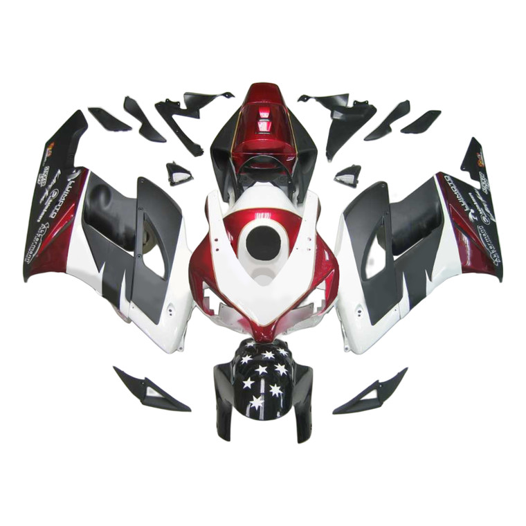 2004-2005 Honda CBR1000RR Injection Fairing Kit Bodywork Plastic ABS Amotopart Fairing #126