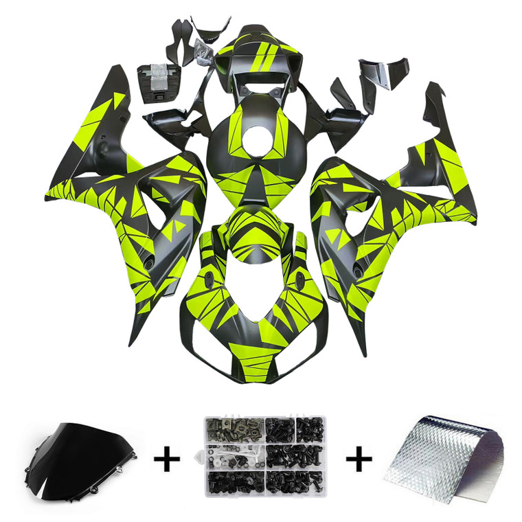 2006-2007 Honda CBR1000RR Injection Fairing Kit Bodywork Plastic ABS Amotopart Fairing #213