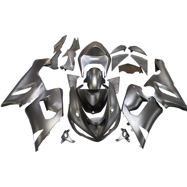 2005-2006 Kawasaki ZX6R 636 ZX 6R Injection Fairing Kit Bodywork Plastic ABS Amotopart Fairing #038