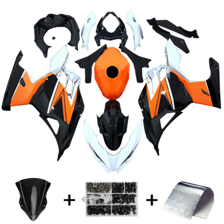 2018-2024 Kawasaki EX400 Ninja400 Injection Fairing Kit Bodywork Plastic ABS Amotopart Fairing #124