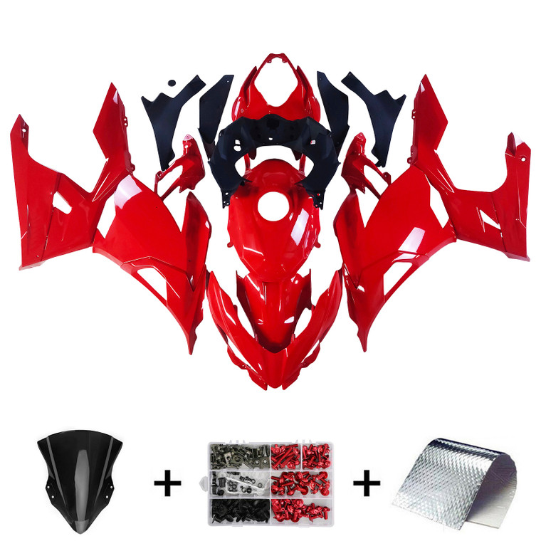 2018-2024 Kawasaki EX400 Ninja400 Injection Fairing Kit Bodywork Plastic ABS Amotopart Fairing #147