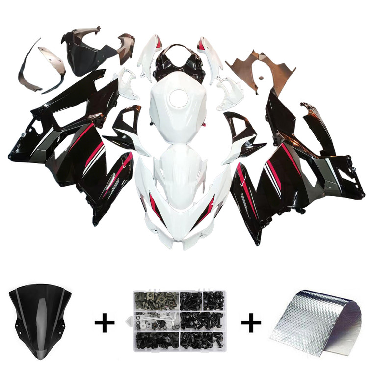 2018-2024 Kawasaki EX400 Ninja400 Injection Fairing Kit Bodywork Plastic ABS Amotopart Fairing #155