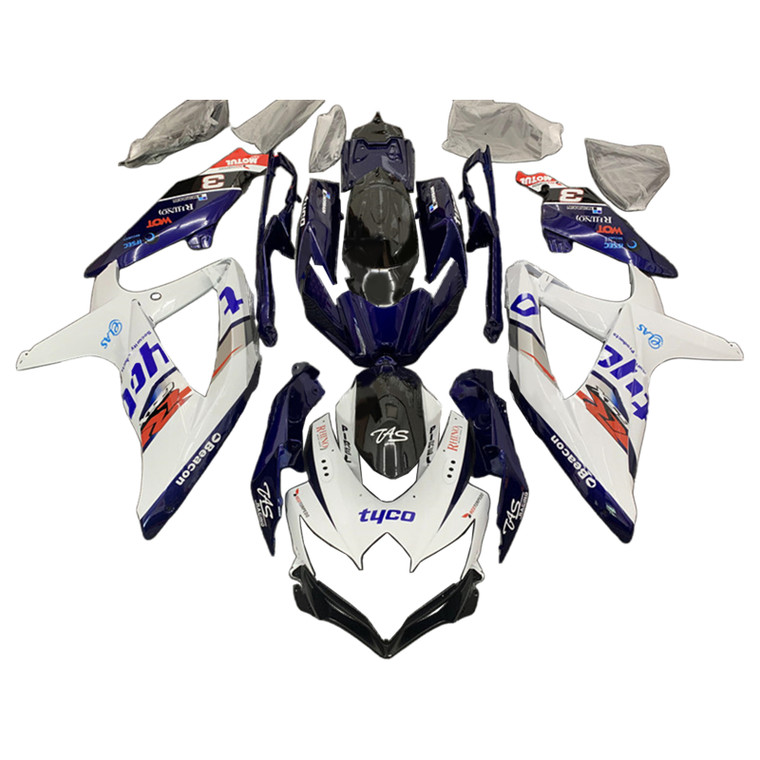 2008-2010  Suzuki GSXR 600/750 K8 Injection Fairing Kit Bodywork Plastic ABS Amotopart Fairing #159