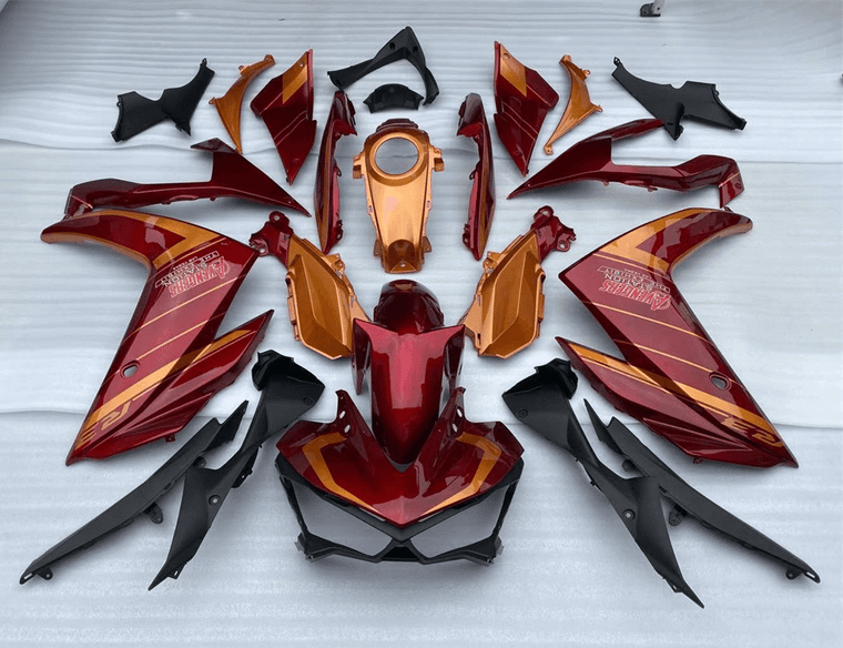 2014-2018 Yamaha YZF-R3 / 2015-2017 R25 Injection Fairing Kit Bodywork Plastic ABS Amotopart Fairing #140