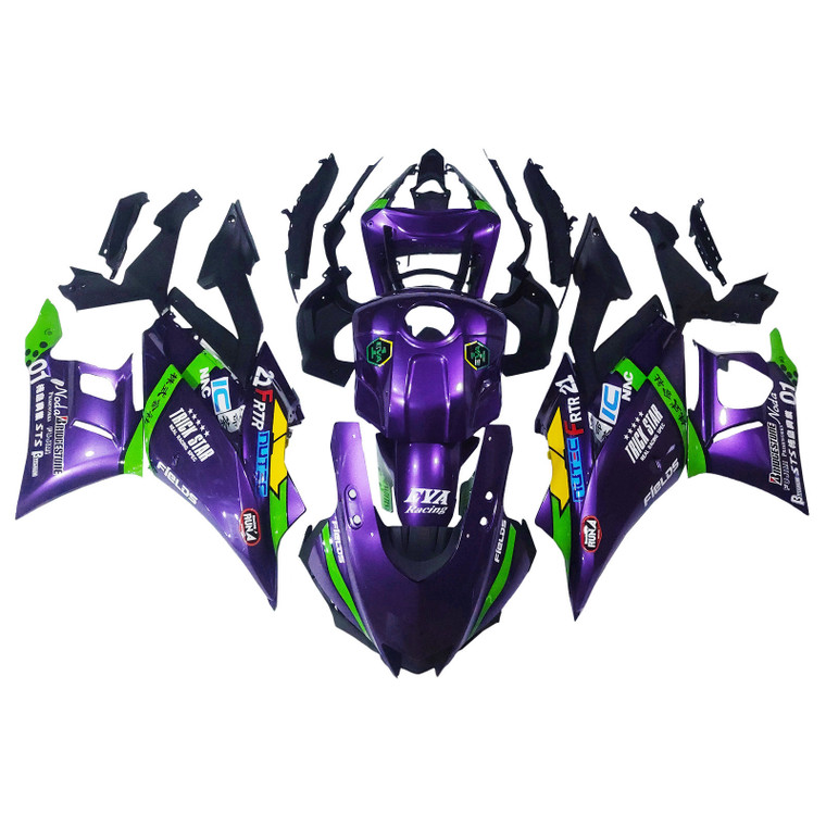 2019-2021 Yamaha YZF-R3 R25 Injection Fairing Kit Bodywork Plastic ABS Amotopart Fairing #133