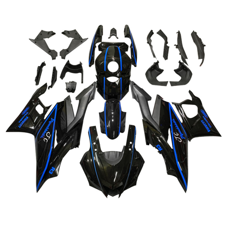 2019-2021 Yamaha YZF-R3 R25 Injection Fairing Kit Bodywork Plastic ABS Amotopart Fairing #137