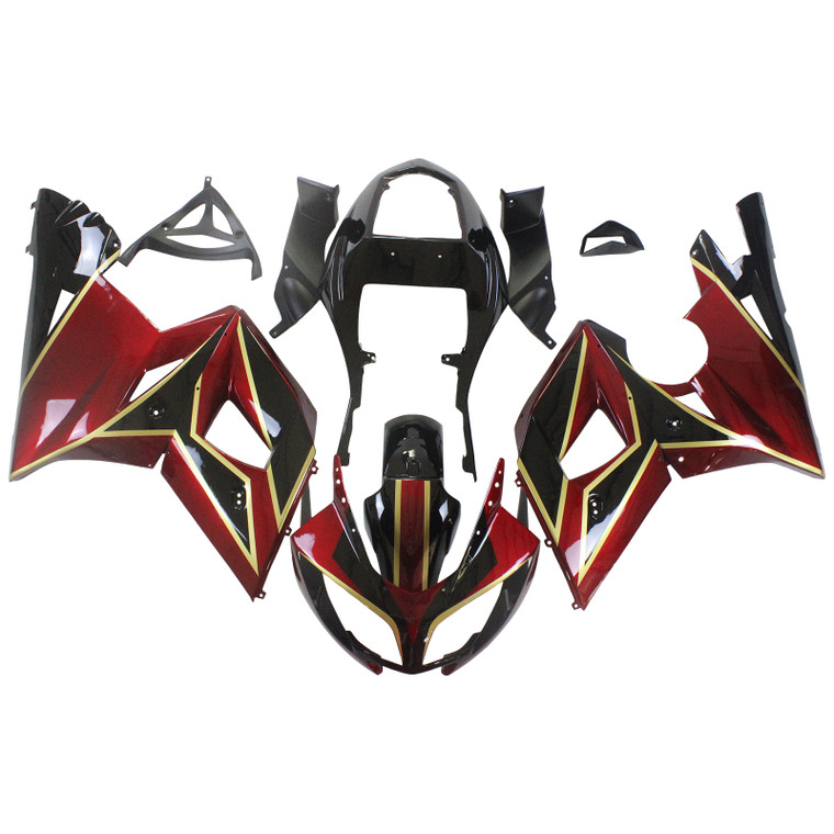 2002-2005 Triumph Daytona 600 650 Injection Fairing Kit Bodywork Plastic ABS Amotopart Fairing #125