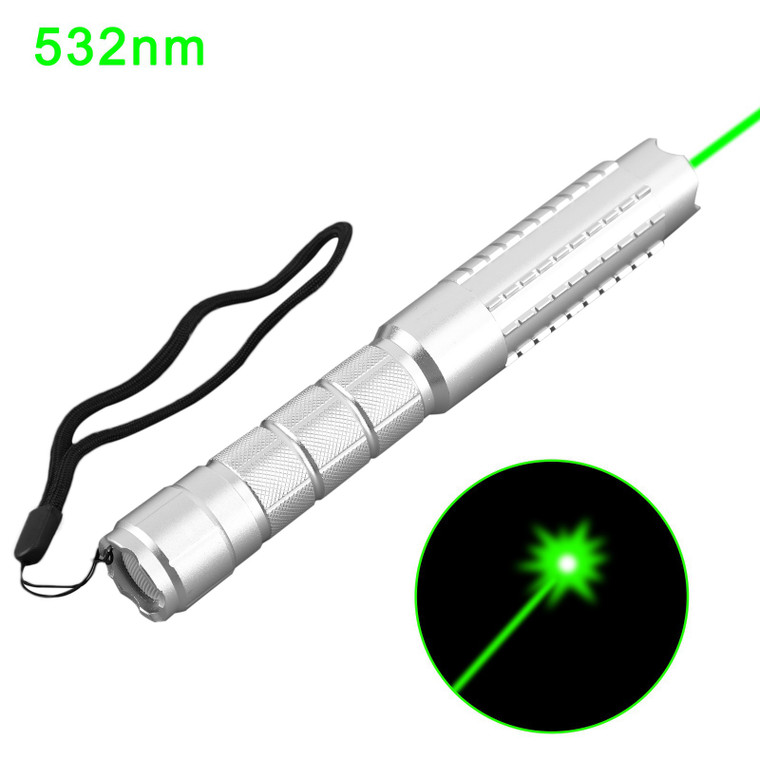 Tactical High Power 532nm Green Laser Pointer Pen Visible Beam Light Lazer