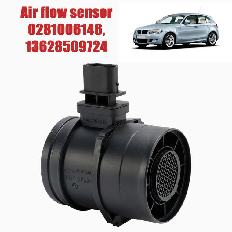 2007-2010 BMW E90 E91 E92 E93 N47 Mass Air Flow Meter Sensor 0281006146 Generic
