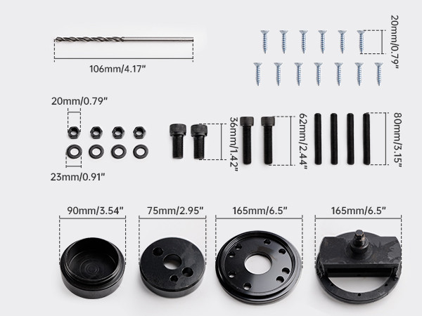 1989-2016 Cummins 3.9L 5.9L 6.7L Front+Rear Crankshaft Seal Remover & Installer Tool Generic