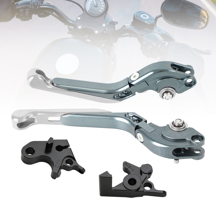 2020-2023 HONDA CRF1100L Africa Twin Adjustable Clutch Brake Lever Silver Generic