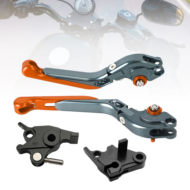 2020-2021 CFMOTO 400NK 650NK 650MT 650GT Adjustable Clutch Brake Lever Orange Generic