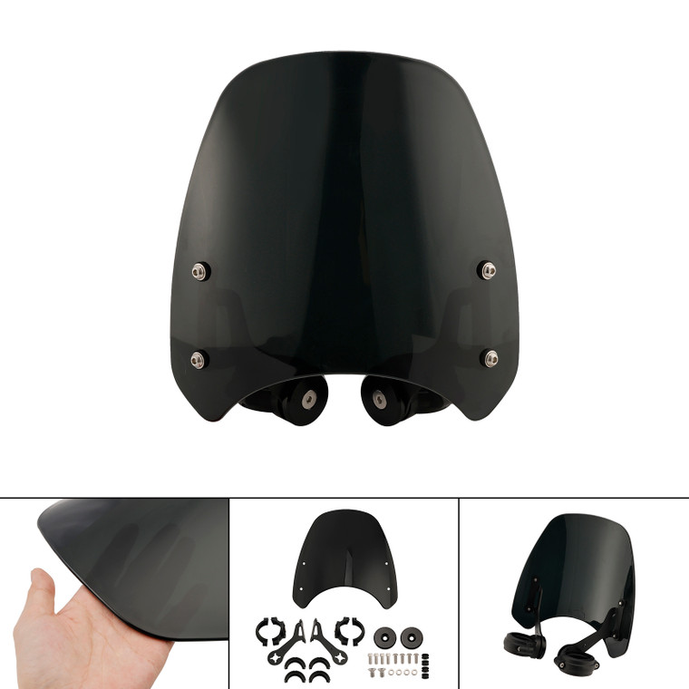 Bonneville Bobber Windshield WindScreen Black Generic