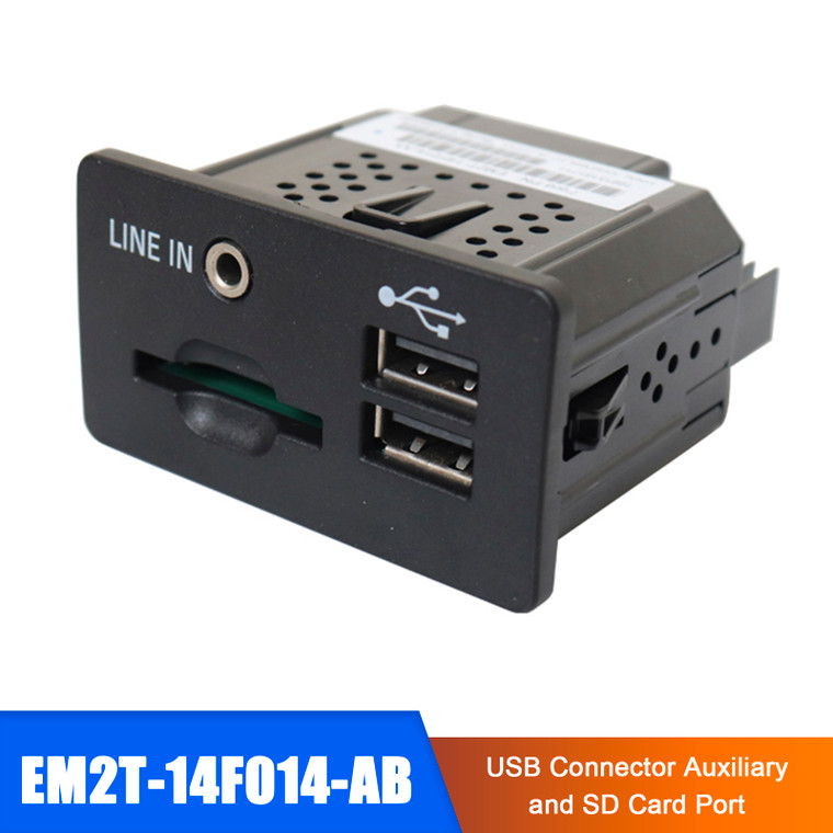 2013-2015 Ford S-MAX/GALAXY TAURUS KUGA EDGE TRANSIT/TOURNEO CONNECT CHC USB Connector Auxiliary and SD Card Port Generic