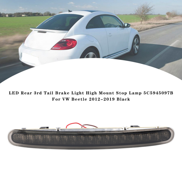 2012-2019 VW Beetle LED Rear 3rd Tail Brake Light High Mount Stop Lamp 5C5945097B Generic