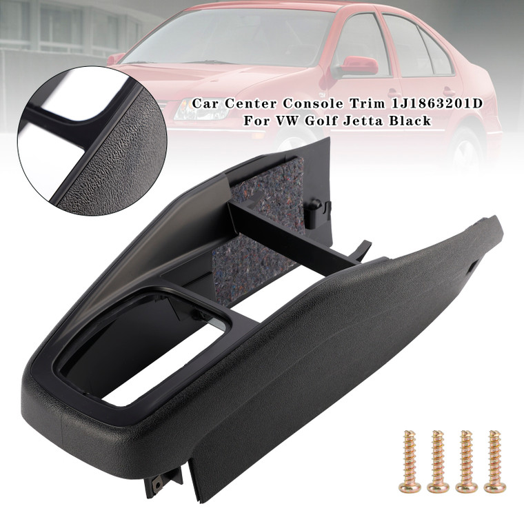 1999-2005 VW Golf Jetta LHD Car Center Console Trim 1J1863201D Black Generic