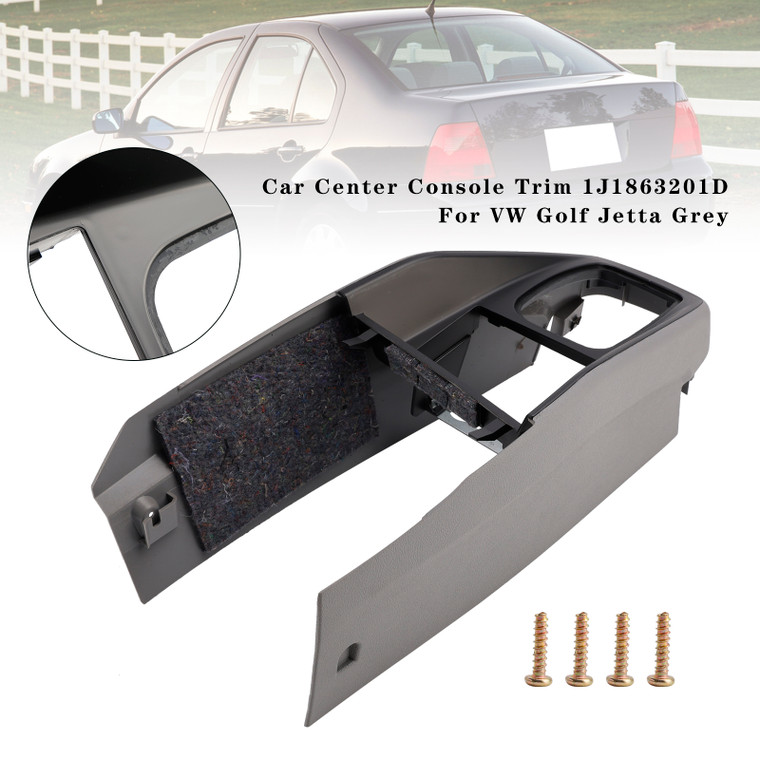 1999-2005 VW Golf Jetta LHD Car Center Console Trim 1J1863201D Gray Generic