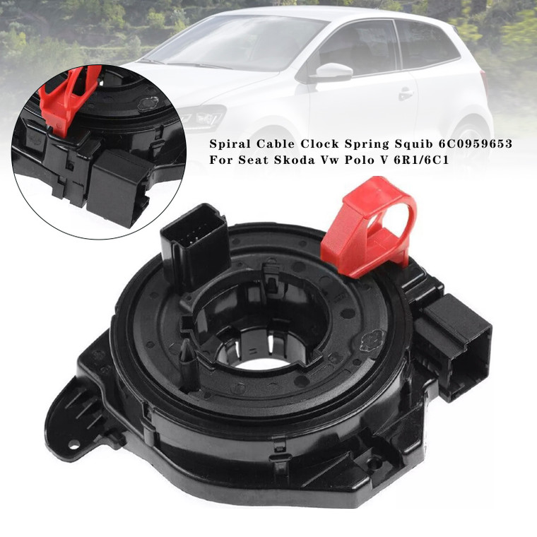 SEAT IBIZA MK IV TOLEDO IV Spiral Cable Clock Spring Squib 6C0959653 Generic
