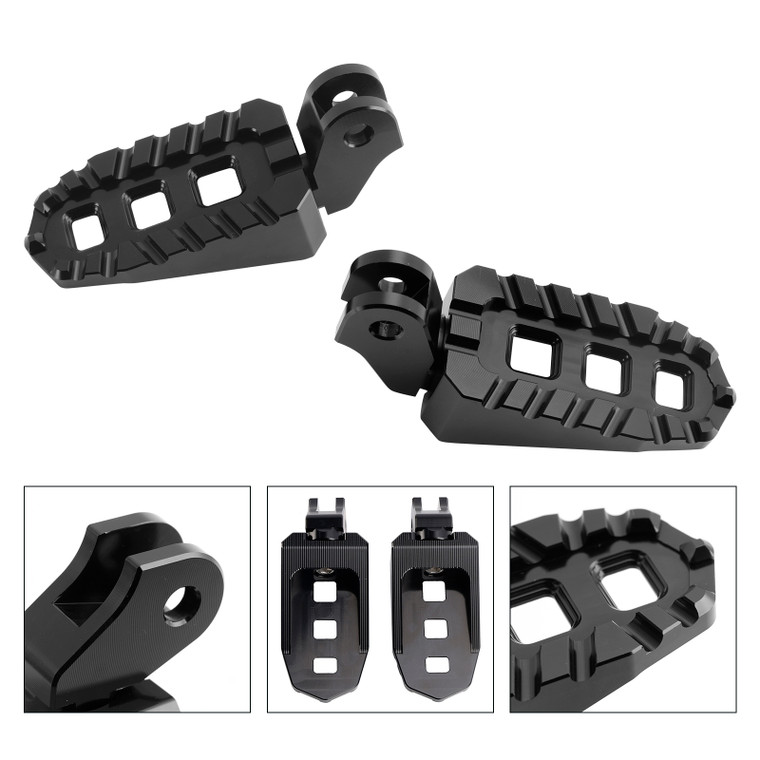 2023-2024 Scrambler 400X Front Footrests Foot Pegs Black Generic