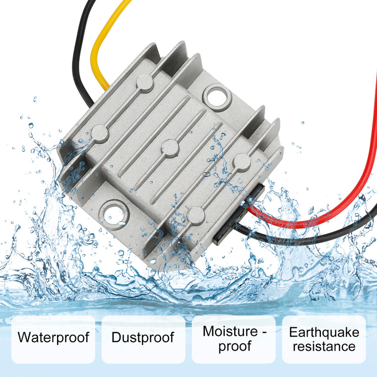 Buck Step Down Converter Car Power Module 20-72V to DC12V 3A Waterproof Generic