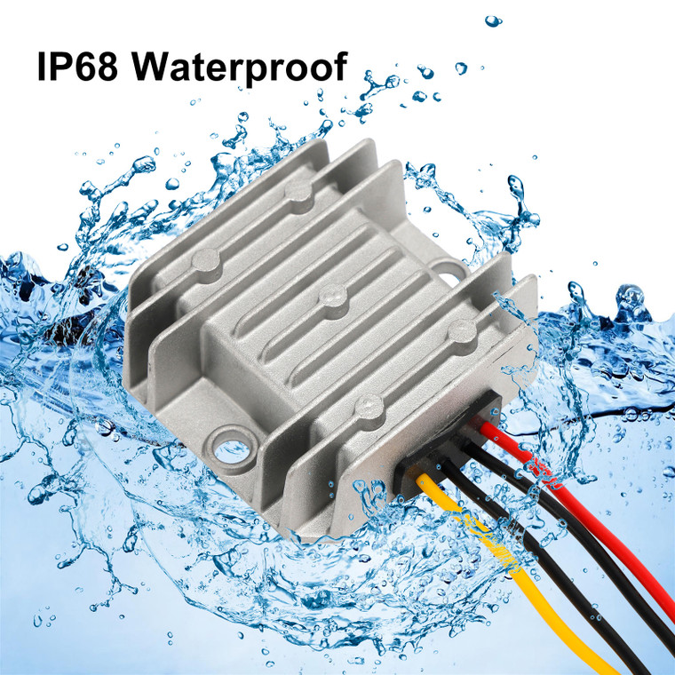 DC/DC Step Down Power Converter Regulator WaterProof 11-90V to 5V 3A 15W WaterProof Generic