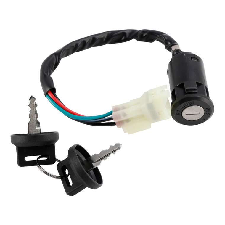 2007-2024 Kawasaki KSF50 KFX50 KSF90 KFX90 ATV 2-Position Ignition Switch Lock with Keys 27005-Y001 Generic