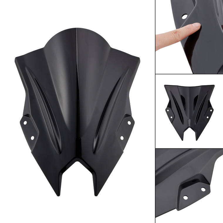 2024-2025 KAWASAKI NINJA 500 EX500R Windshield Windscreen Black Generic