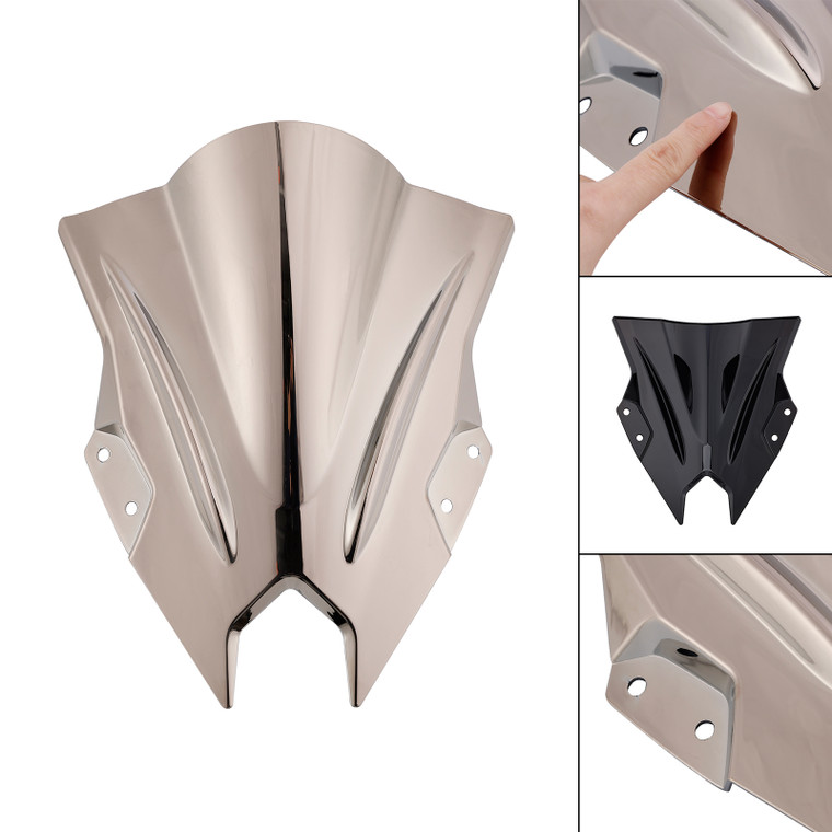 2024-2025 KAWASAKI NINJA 500 EX500R Windshield Windscreen Chrome Generic