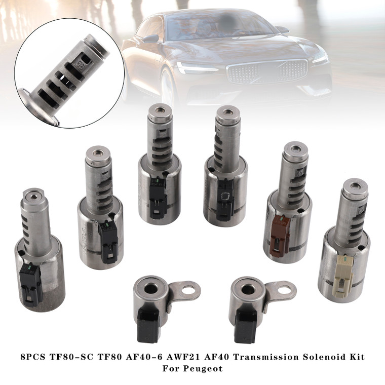 Peugeot 8PCS TF80-SC AF40-6 AWF21 AF40Transmission Solenoid Generic
