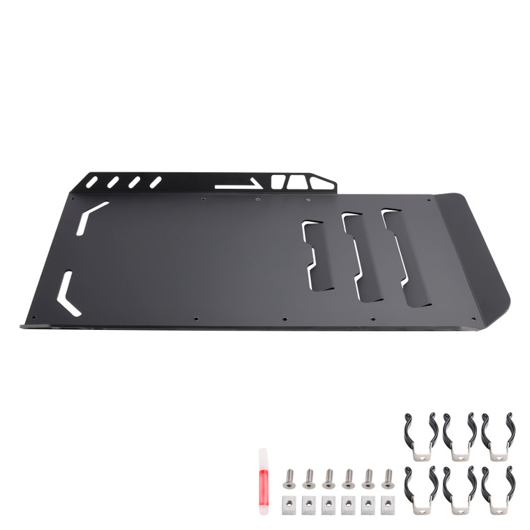 2014-2023 Street Glide Aluminum Skid Plate Chassis Protector Black Generic