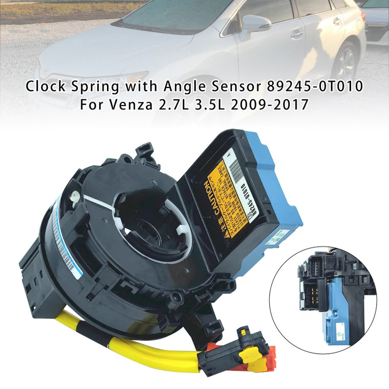 2009-2017 Venza 2.7L 3.5L Clock Spring with Angle Sensor 89245-0T010 Generic