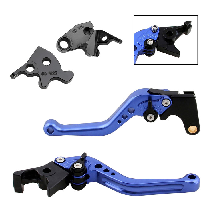 2022-2024 HONDA CRF1100L Africa Twin NEW Short Clutch Brake Lever Blue Generic