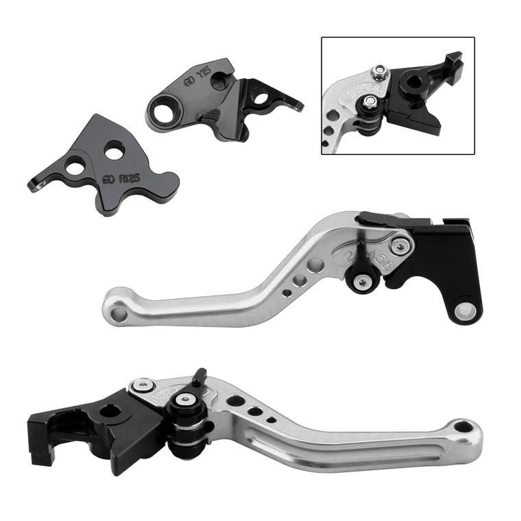 2022-2024 HONDA CRF1100L Africa Twin NEW Short Clutch Brake Lever Silver Generic