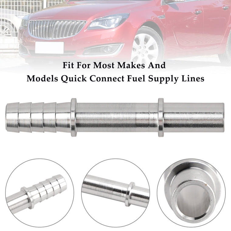 Quick Connect 3/8 Fuel Rail Hose To 3/8 Barb Adapter Fitting AN817-02-06BA