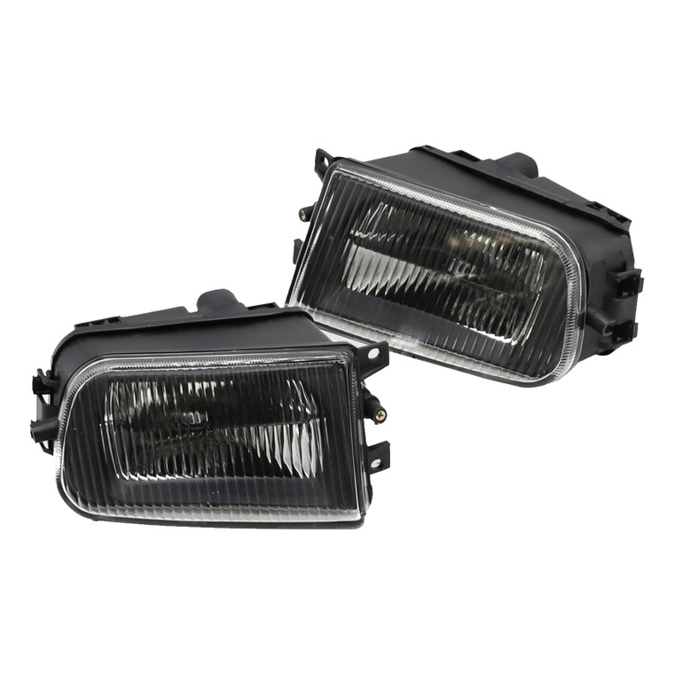 1995-1998 BMW E39 5-Serise Pair Front Bumper Fog Light Lamps Without Bulbs Generic