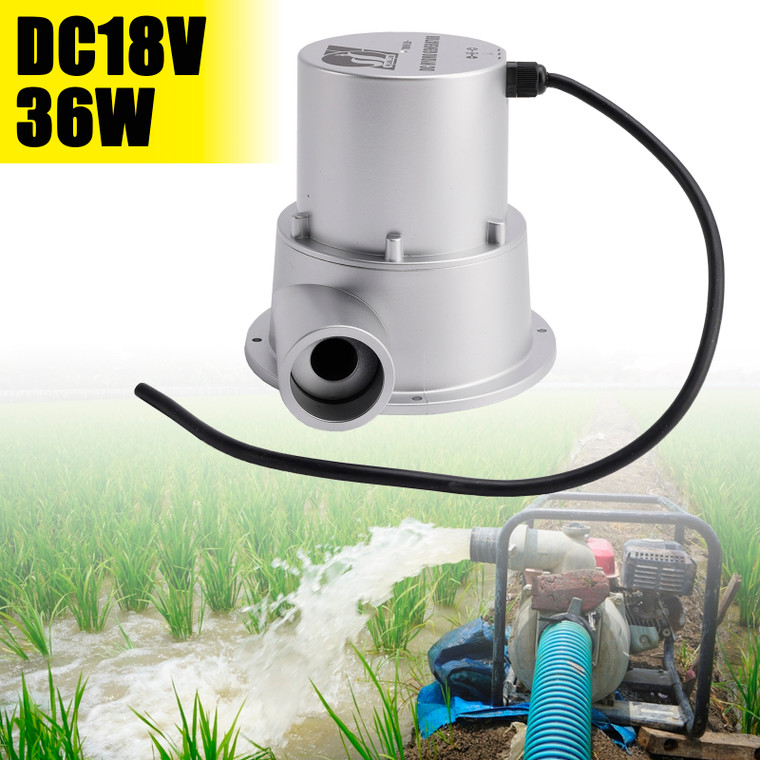12V Water Flow Turbine Small Hydroelectric Generator DC18V 36W Alternating Current High Efficiency Brushless Motor for Home Field