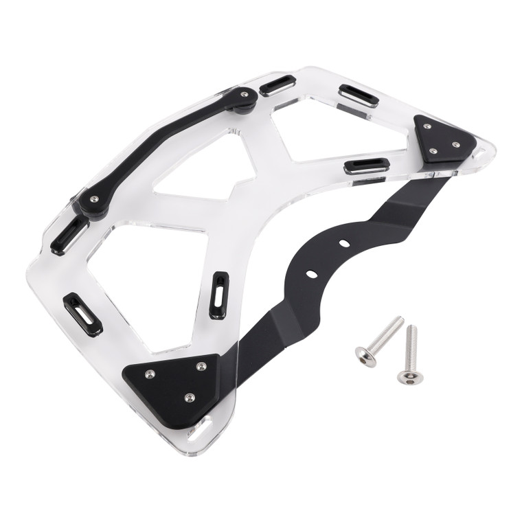 2011-2024 BMW K1600 GT GTL 10mm Acrylic Glass Luggage Carrier on Topcase Clear Generic