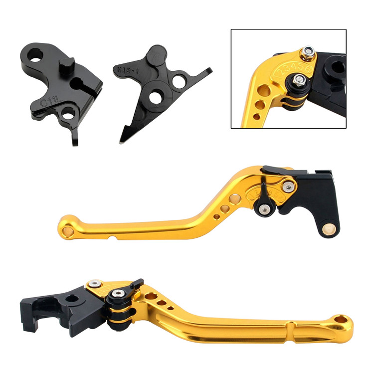 2020-2021 HONDA CRF1100L Africa Twin Racing Brake & Clutch Levers Gold Generic