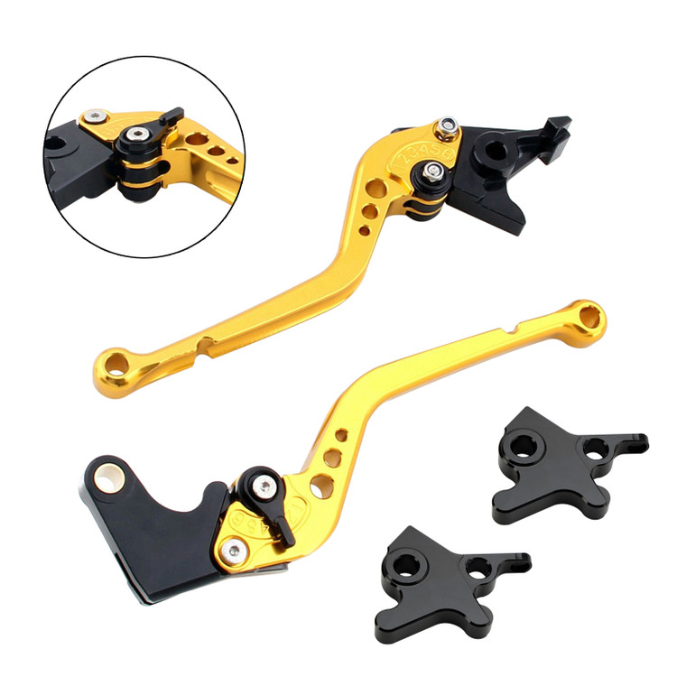 2016-2023 Piaggio MP3 300 350 X7 Racing Brake & Clutch Levers Gold Generic