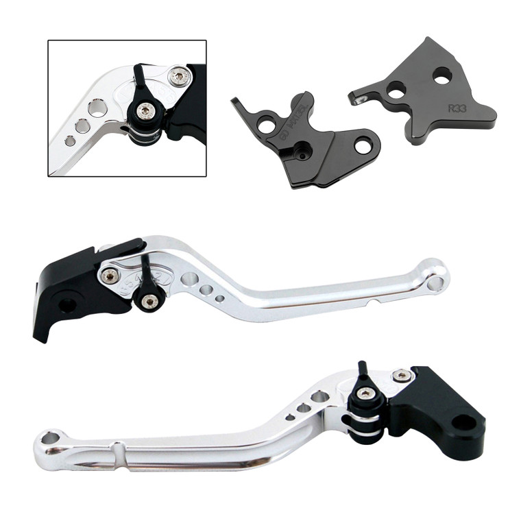 2005-2014 YAMAHA YBR125 Long Clutch Brake Lever Silver Generic