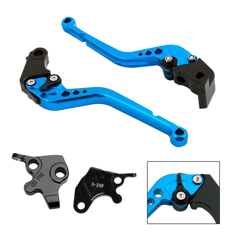 2008-2011 YAMAHA YZF R125 Long Clutch Brake Lever Blue Generic