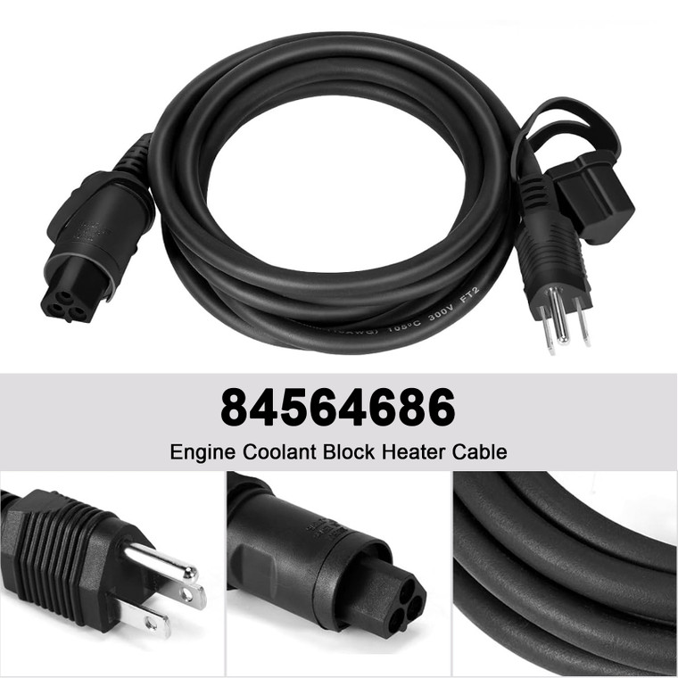 2019-2023 Chevrolet Silverado 1500/LD/LTD Engine Coolant Block Heater Cable 84564686 Generic