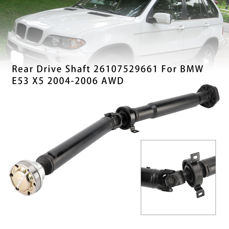 2004-2006 BMW E53 X5 AWD Rear Drive Shaft 26107529661 Generic