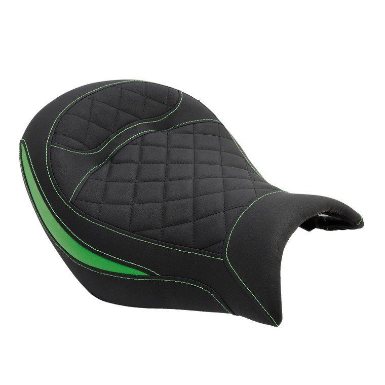 2015-2023 KAWASAKI Vulcan S EN650 VN650 Front Raider Seat Driver Cushion Pu Green Generic