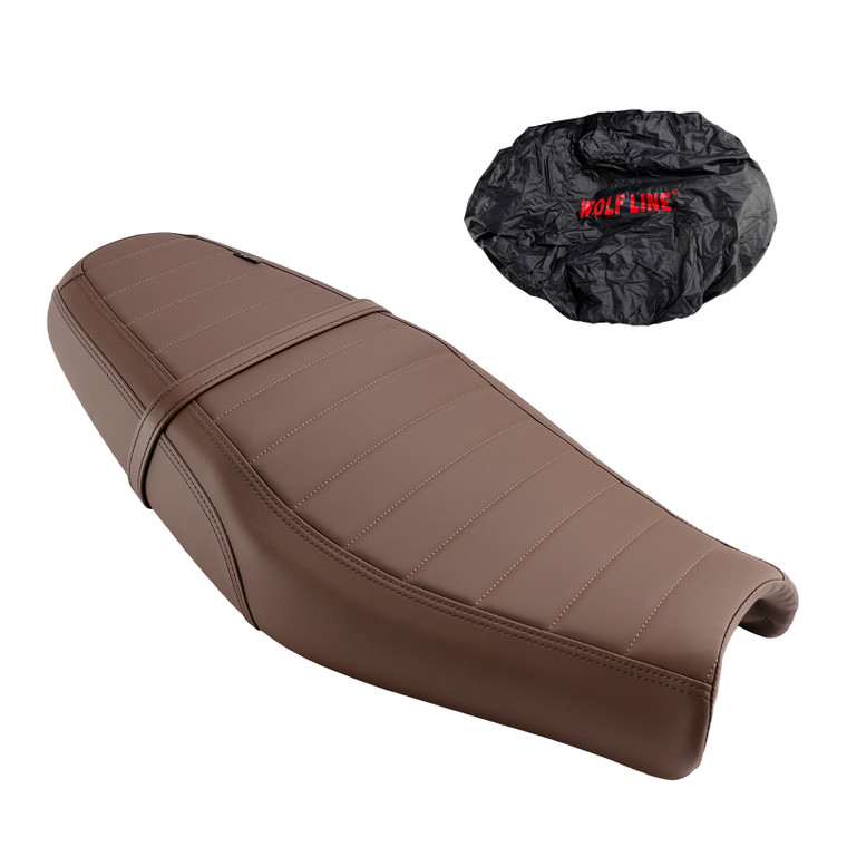 2016-2024 TRIUMPH Street Twin/ Twin 900 Rider Passenger Seat Front Rear Cushion BrownB Generic